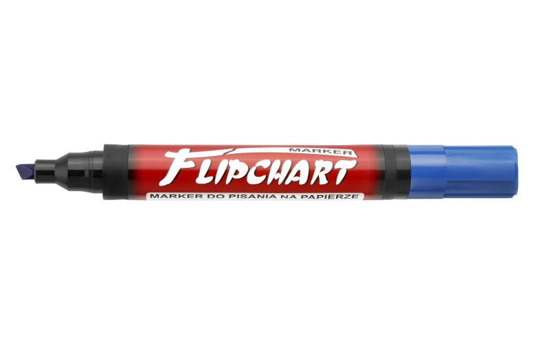 Marker Flipchart Kamet ścięty niebieski